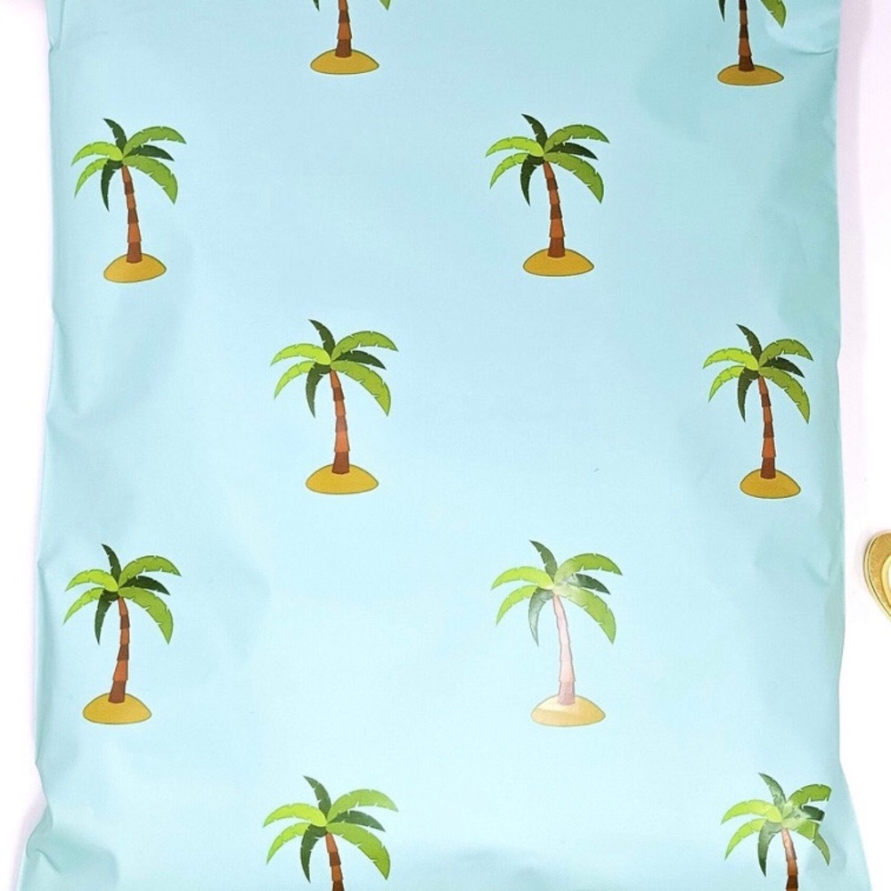 20 poly mailers palm tree print 10x13 - Picture 3 of 4
